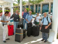 Arrival in Cancun